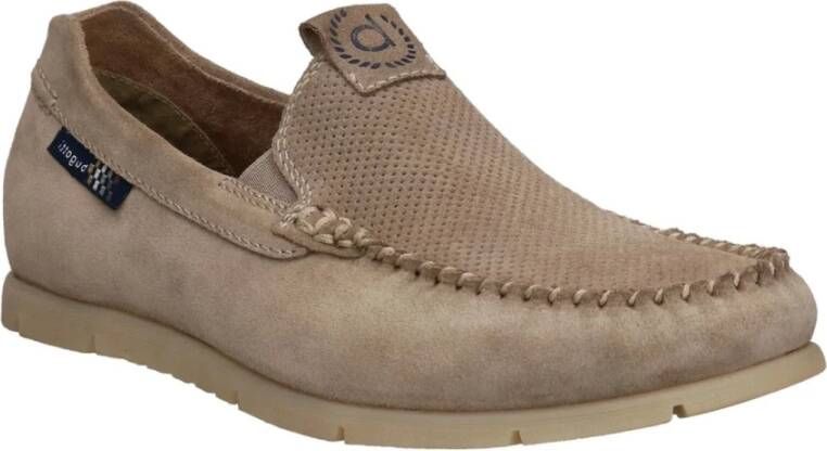 Bugatti Beige Loafers voor Mannen Beige Heren