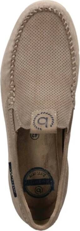 Bugatti Beige Loafers voor Mannen Beige Heren