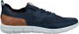 Bugatti Blauwe Vrijetijds Sneakers voor Mannen Blue Heren - Thumbnail 4