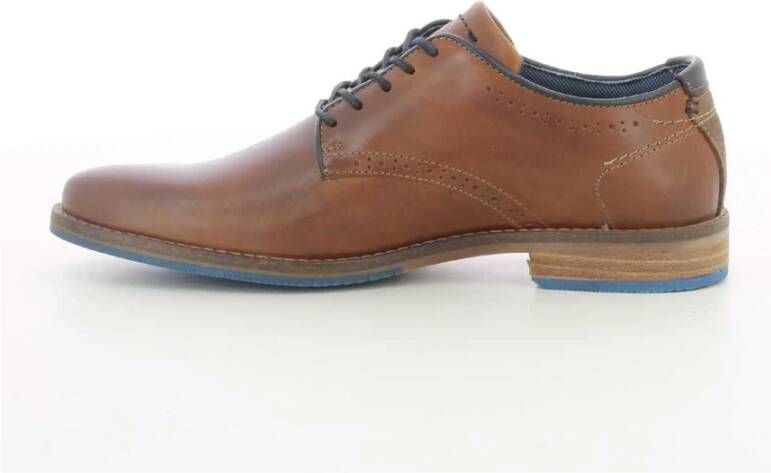 Bullboxer Herenschoenen Cognac Leer Brown Heren