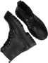 Bullboxer Zwarte Leren Veterschoenen Meisjes Black Dames - Thumbnail 3