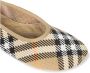 Burberry Geruite Gebreide Baby Ballerina's Schoenen Beige Dames - Thumbnail 13