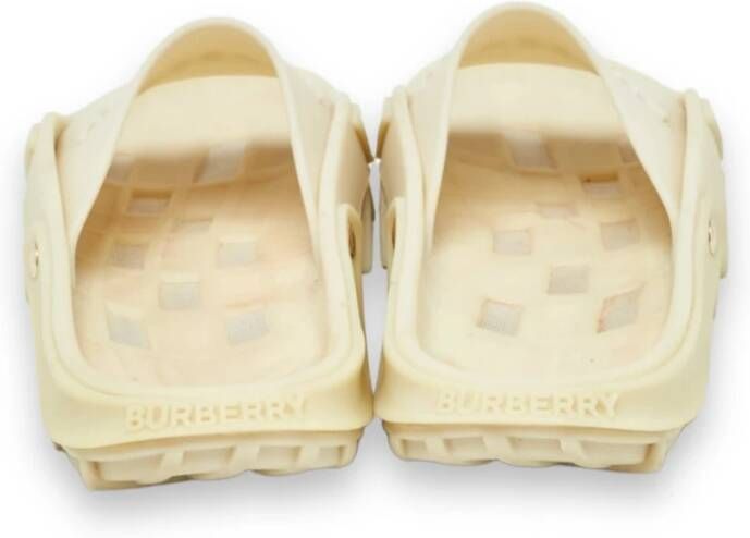 Burberry Beige Flip Flops Sandalen Nieuwe Doos Beige Heren