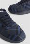 Burberry Blauwe Check Terrace Sneakers Blue Dames - Thumbnail 4