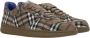 Burberry Canvas Low-Top Sneakers met Check Motif Gray Heren - Thumbnail 2