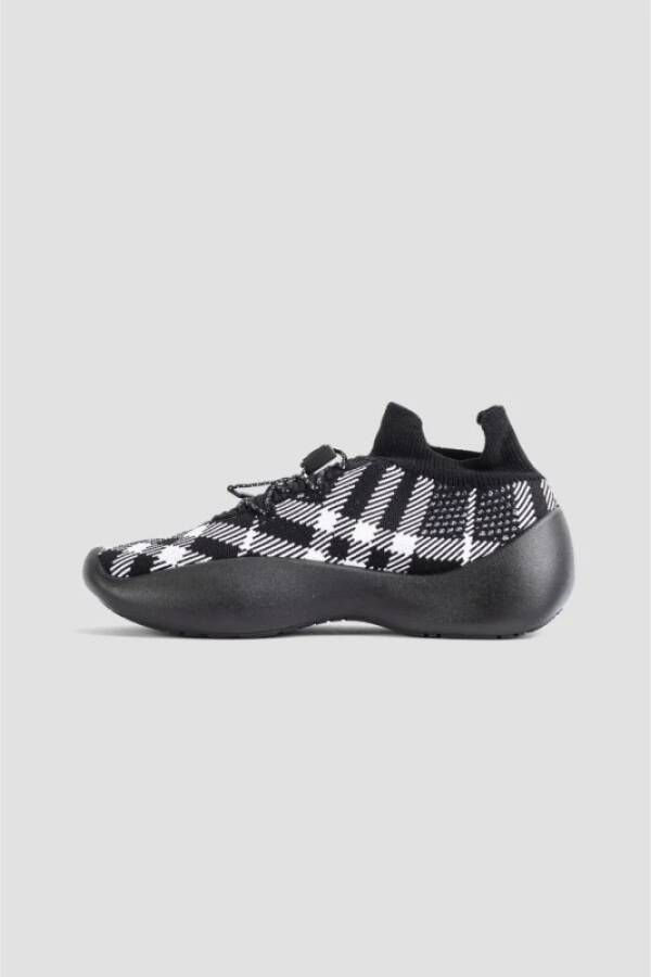 Burberry Check Mesh Neptune Sneakers Eclipse Kleur Black Heren