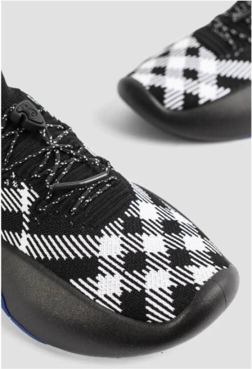 Burberry Check Mesh Neptune Sneakers Eclipse Kleur Black Heren