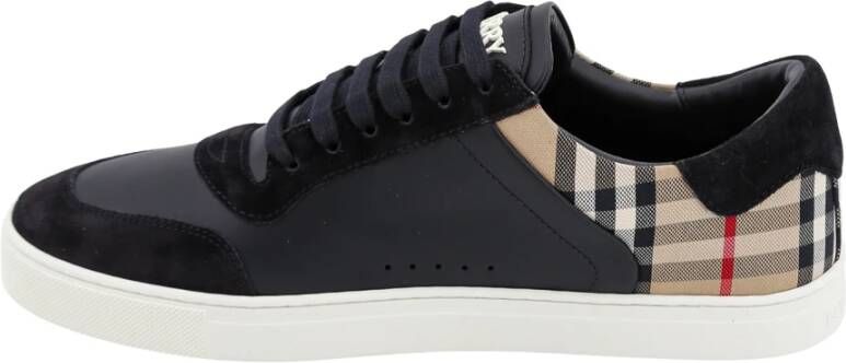 Burberry Check Sneakers Black Heren