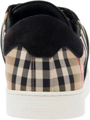 Burberry Check Sneakers Black Heren