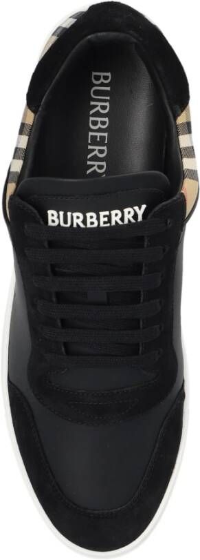 Burberry Check Sneakers Black Heren