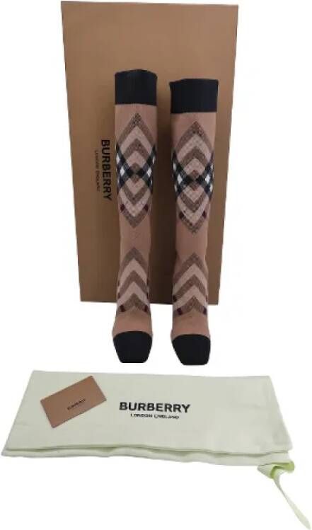 Burberry Cotton boots Brown Dames