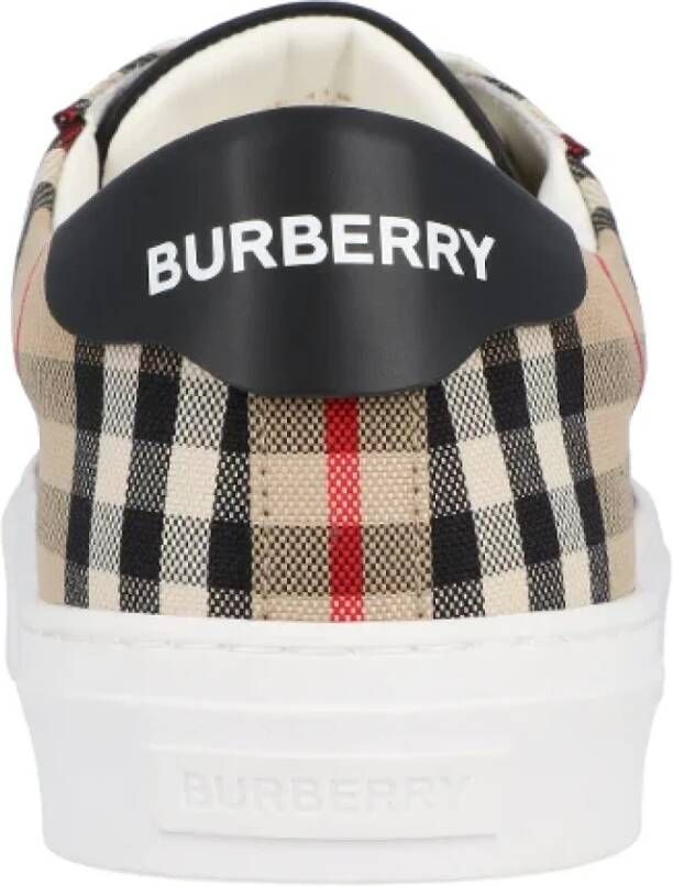 Burberry Cotton sneakers Beige Heren