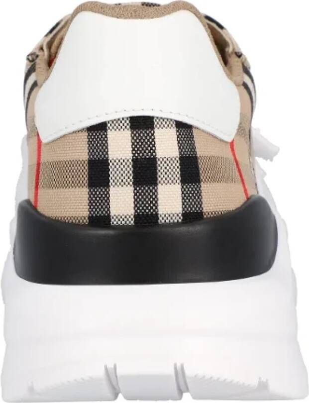 Burberry Cotton sneakers Beige Heren