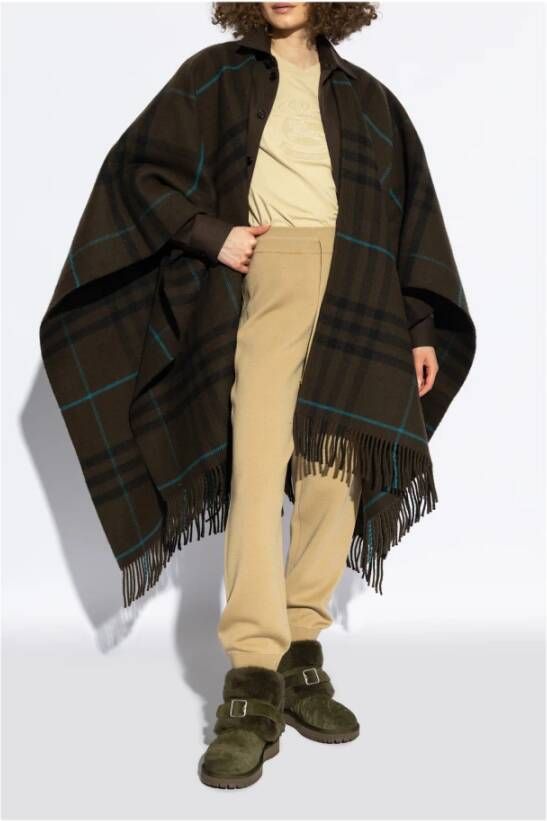 Burberry Dikke Sneeuwlaarzen Green Dames