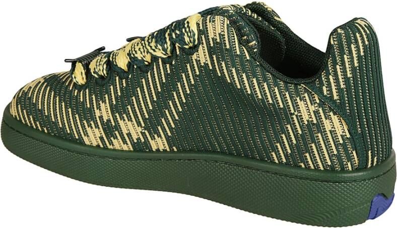 Burberry Gebreide Sneakers Green Heren