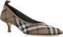 Burberry Asymmetrische Check Pumps met Kitten Heel Multicolor Dames - Thumbnail 8