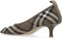 Burberry Asymmetrische Check Pumps met Kitten Heel Multicolor Dames - Thumbnail 9