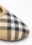 Burberry Geruite Gebreide Baby Ballerina's Schoenen Beige Dames - Thumbnail 4