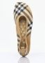 Burberry Geruite Gebreide Baby Ballerina's Schoenen Beige Dames - Thumbnail 9