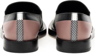 Burberry Geruite Loafer Black Dames