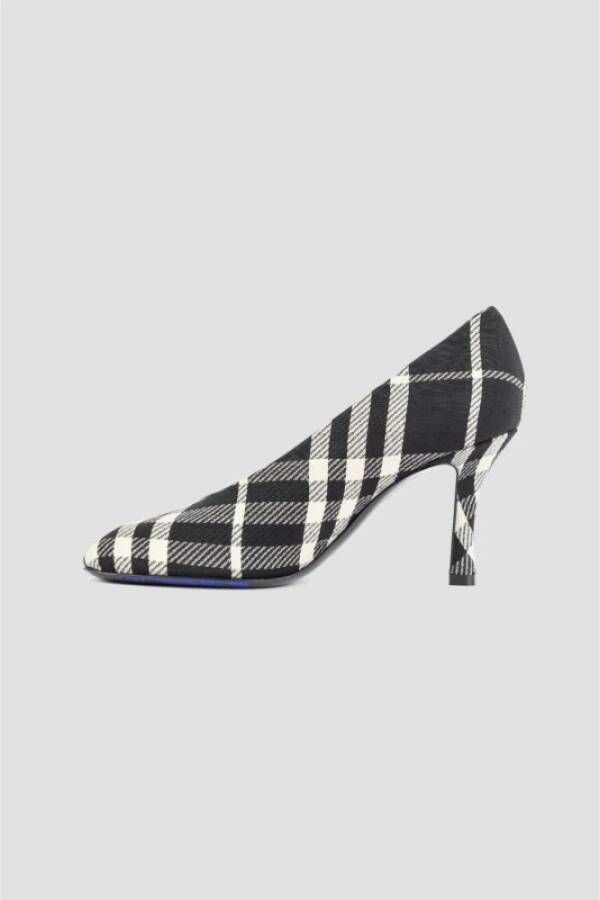 Burberry Geruite patroon hoge hakken pumps Black Dames