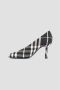 Burberry Geruite patroon hoge hakken pumps Black Dames - Thumbnail 4