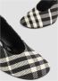 Burberry Geruite patroon hoge hakken pumps Black Dames - Thumbnail 5