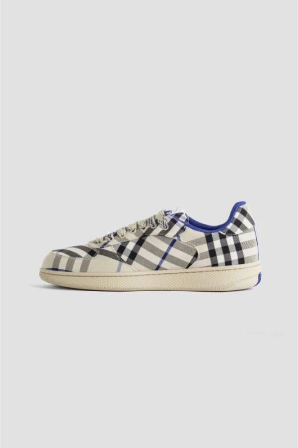 Burberry Geruite Terrace Sneakers Multicolor Heren