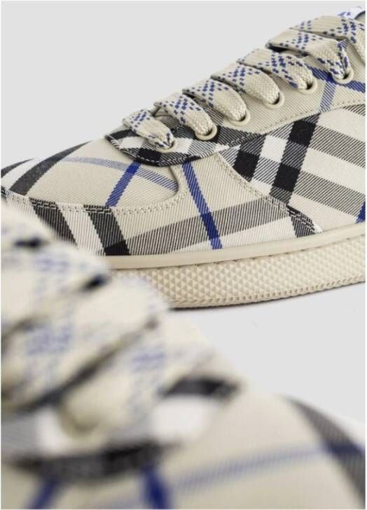 Burberry Geruite Terrace Sneakers Multicolor Heren