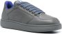 Burberry Grijze Leren Sneakers met Blauw Interieur Gray Heren - Thumbnail 4