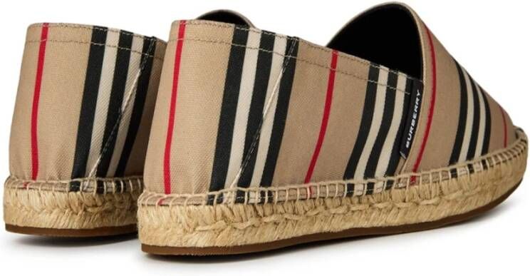 Burberry Icon Gestreepte Espadrilles Multicolor Dames