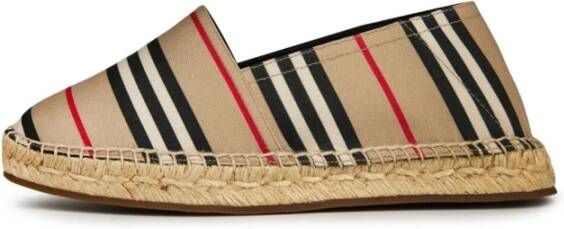 Burberry Icon Gestreepte Espadrilles Multicolor Dames