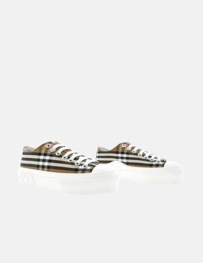 Burberry Klassieke Check House Sneakers Brown Heren