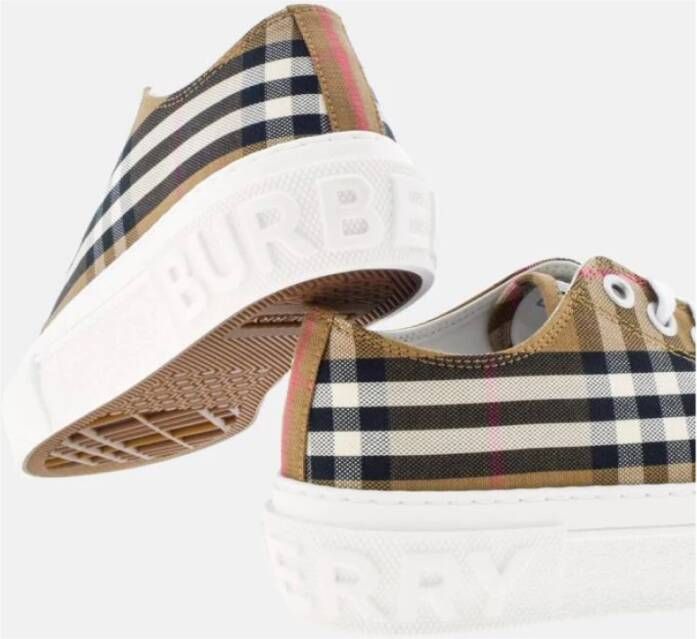 Burberry Klassieke Check House Sneakers Brown Heren