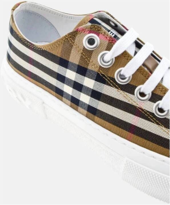 Burberry Klassieke Check House Sneakers Brown Heren