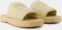 Burberry Sandalen Lf Knight Slab Sandals- Leather Beige in beige - Thumbnail 3