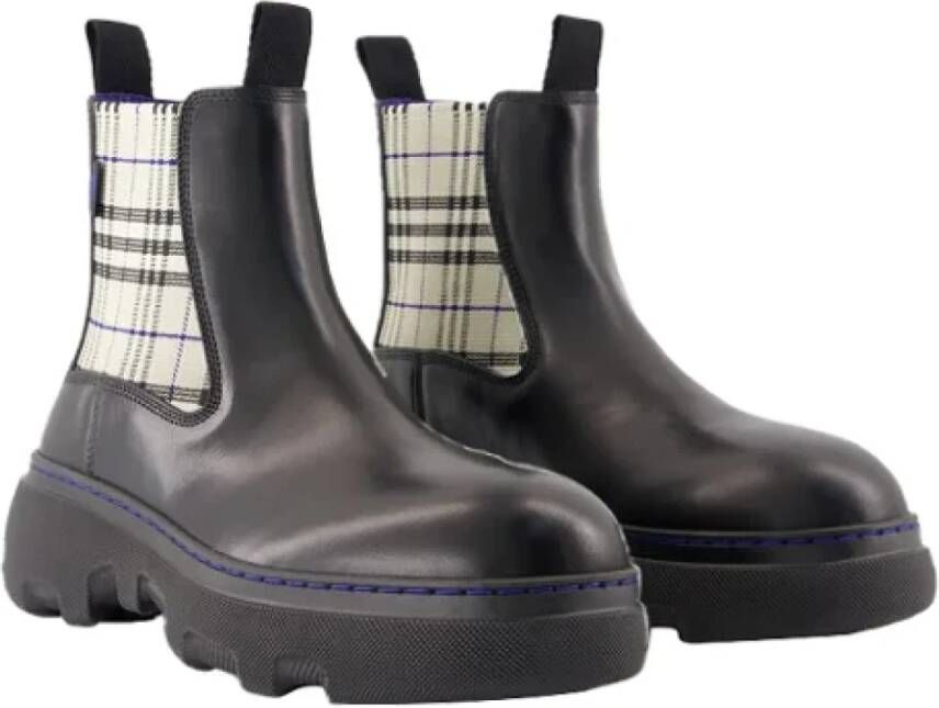 Burberry Leather boots Black Dames