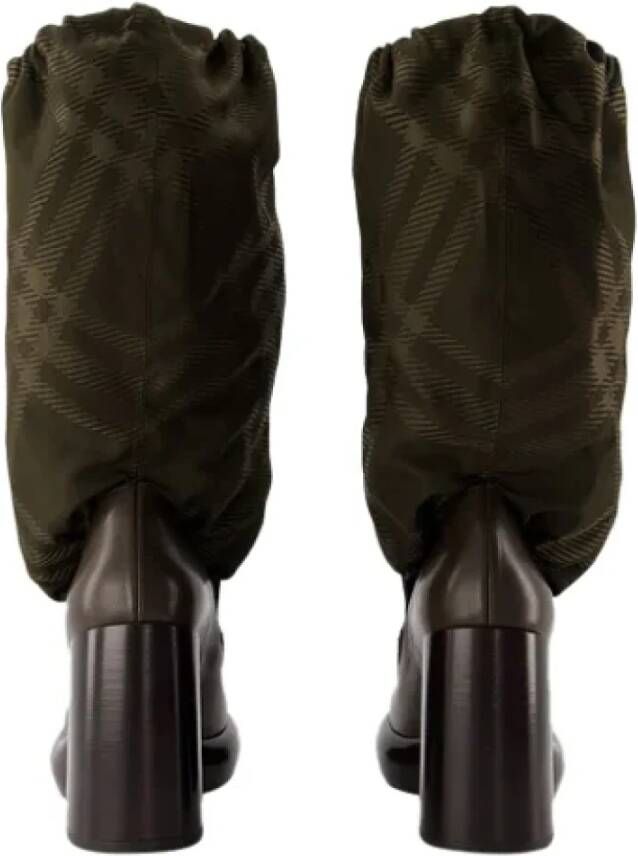 Burberry Leather boots Green Dames