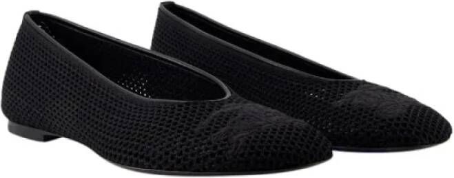 Burberry Leather flats Black Dames