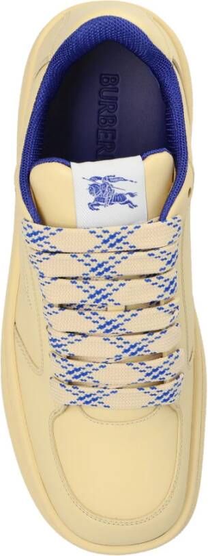 Burberry Leren sneakers Beige Dames