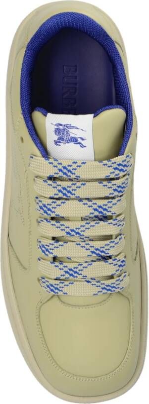 Burberry Leren sneakers Green Heren