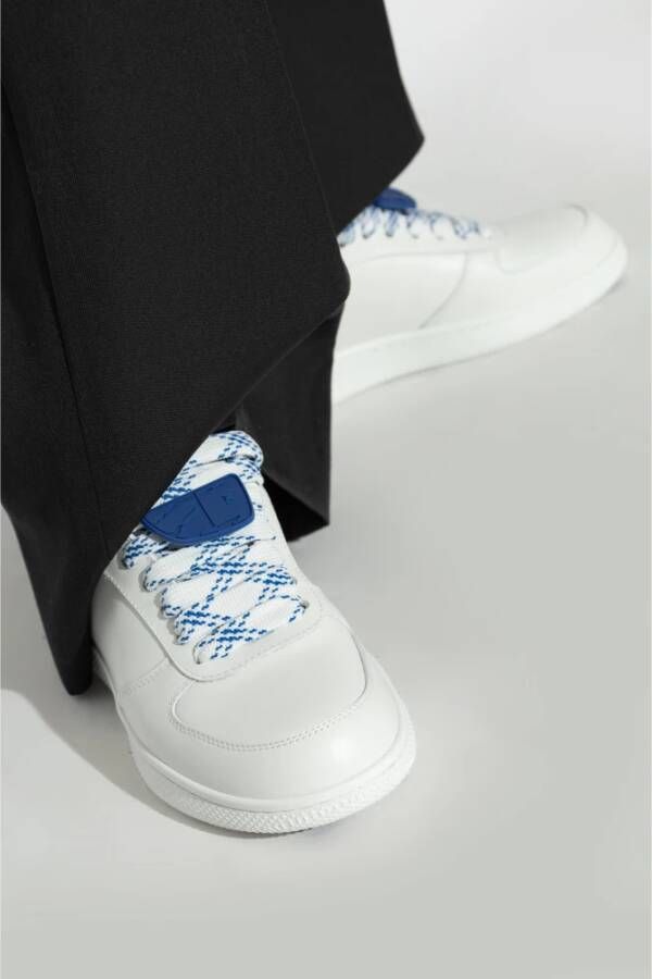 Burberry Leren Sneakers White Dames