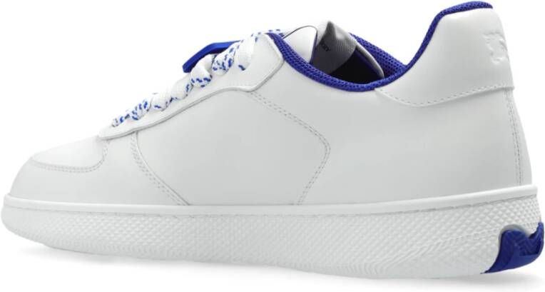 Burberry Leren Sneakers White Dames