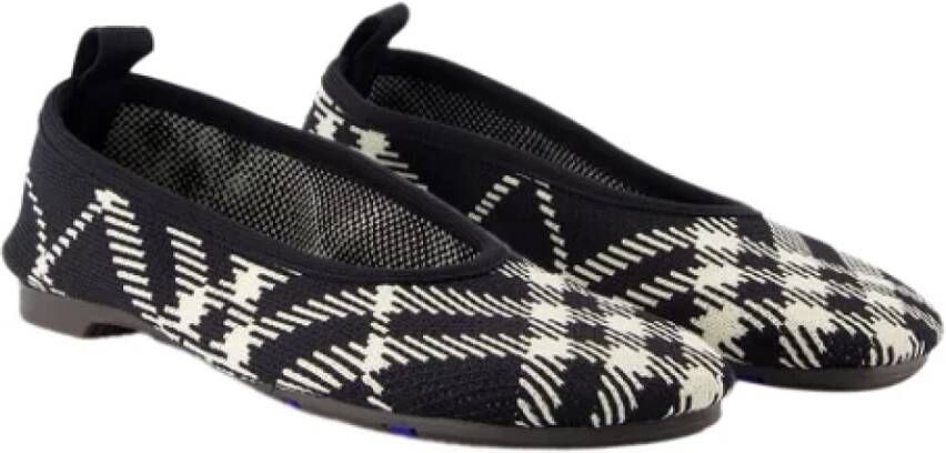 Burberry Nylon flats Black Dames