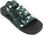 Burberry Nylon Rose Sandalen met B-Vormige Gespen Green Heren - Thumbnail 4