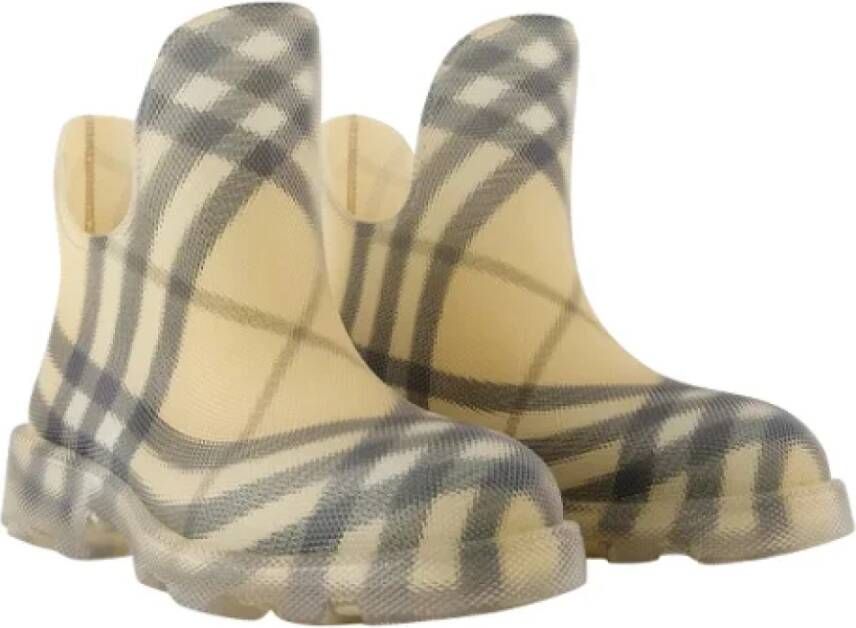 Burberry Plastic boots Beige Dames