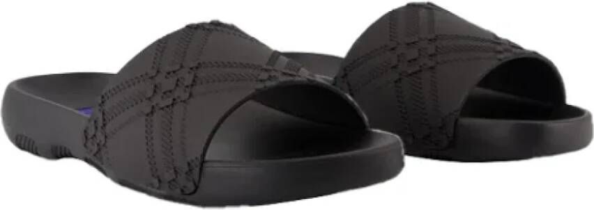 Burberry Plastic sandals Black Dames