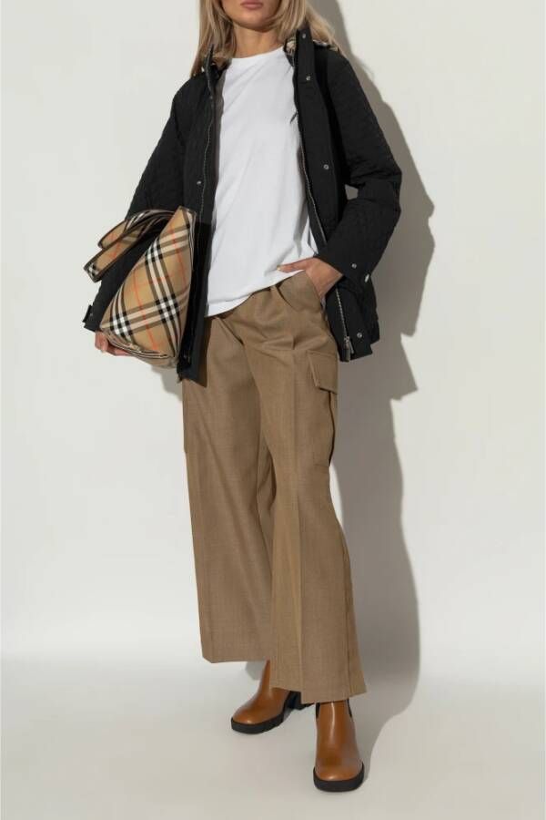 Burberry Platformlaarzen Chelsea Brown Dames