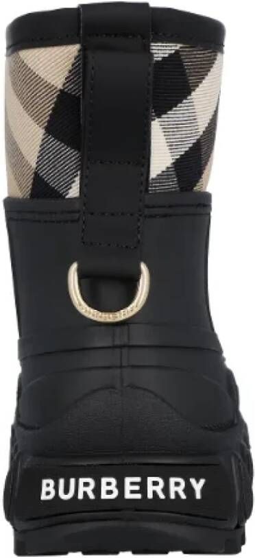 Burberry Polyester boots Black Dames