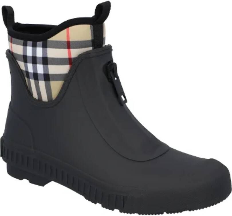 Burberry Rubber boots Black Dames